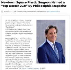 Plastic Surgeon David Bottger, MD Recognized as Top Doctor 2021