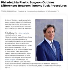 Plastic Surgeon David Bottger MD Sheds Light on Various Tummy Tuck Procedures